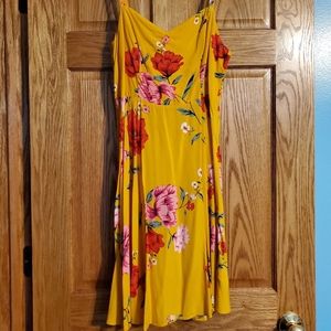 Yellow Floral Dress